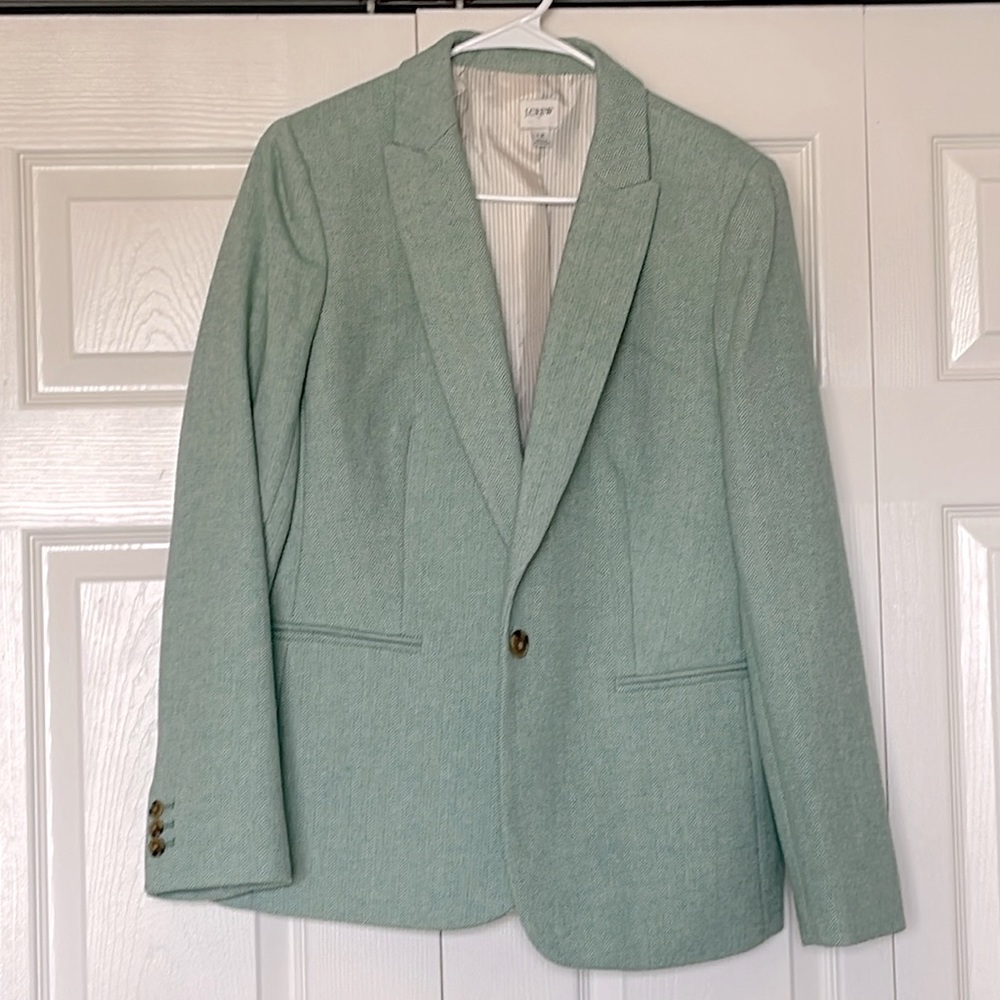 Wool blend holland blazer.